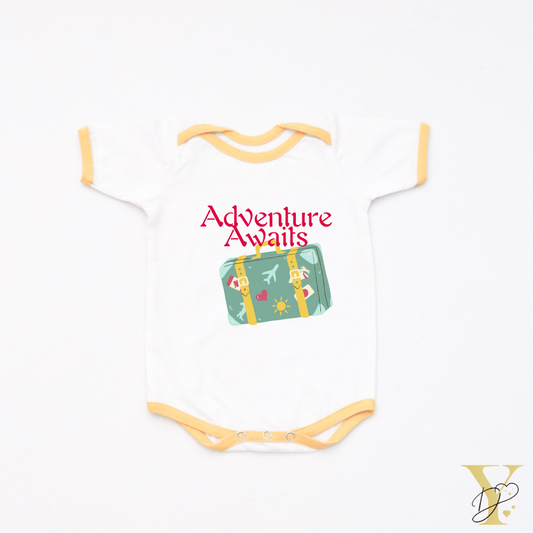 Personalised Adventure Awaits Bodysuit - Tinycubs - 