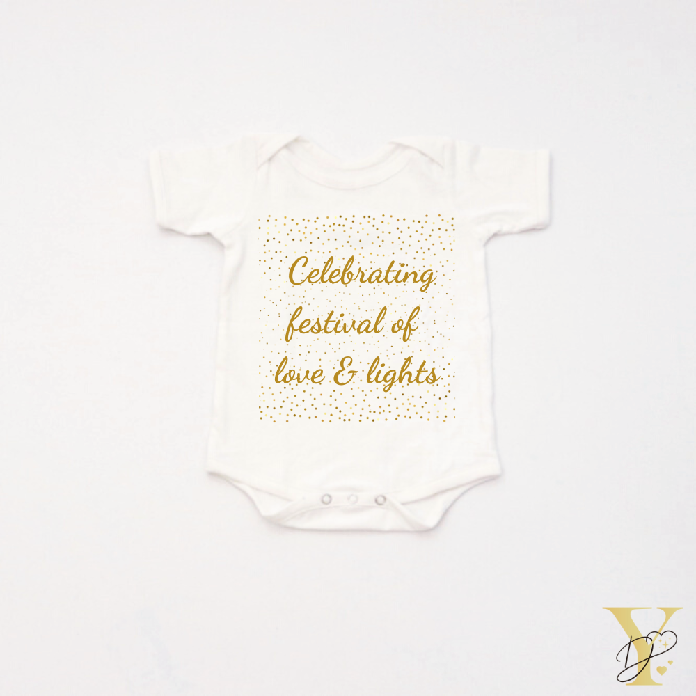 Personalised Bodysuit - Festival of love & lights - Tinycubs - 