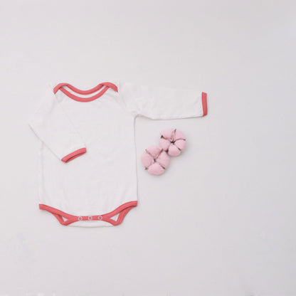 Personalised Bodysuit (full sleeves) - Say no to firecrackers (red love) - Tinycubs - 