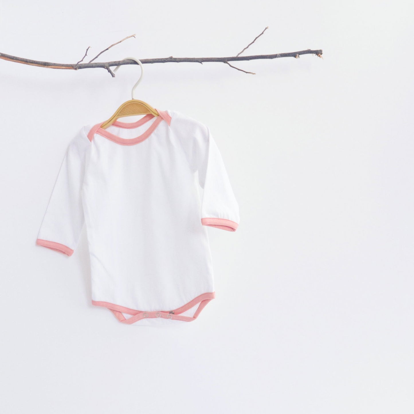 Personalised Bodysuit (full sleeves) - Wishes Happy Diwali (peach love) - Tinycubs - 
