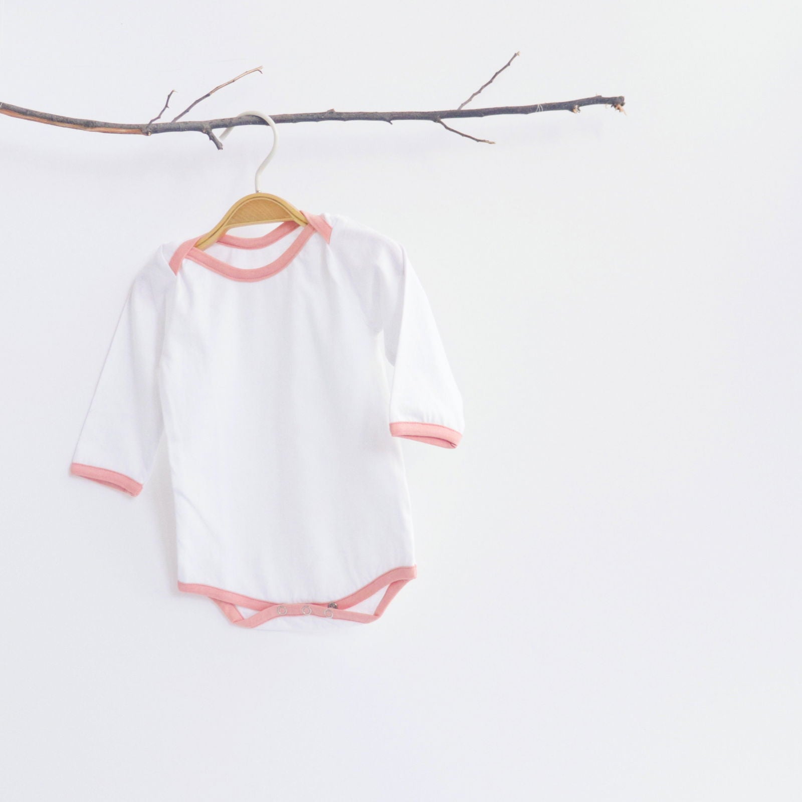 Personalised Bodysuit (full sleeves) - Wishes Happy Diwali (peach love) - Tinycubs - 