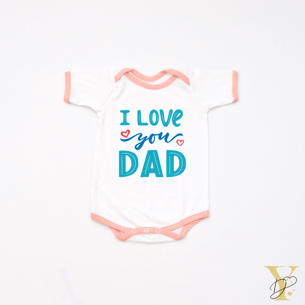 Personalised I Love You Bodysuit - Tinycubs - 