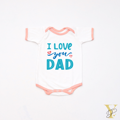 Personalised I Love You Bodysuit - Tinycubs - 