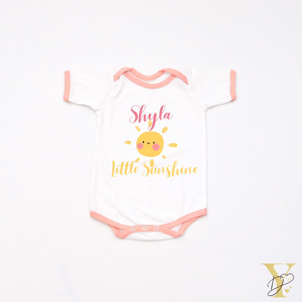 Personalised Little Sunshine Bodysuit - Tinycubs - 