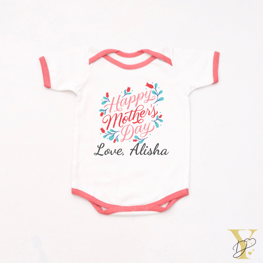 Personalised Mother's Day Bodysuit - Tinycubs - 