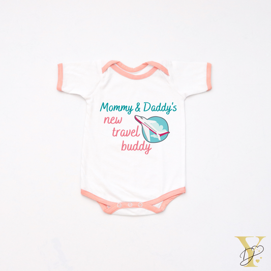 Personalised New Travel Buddy Bodysuit - Tinycubs - 
