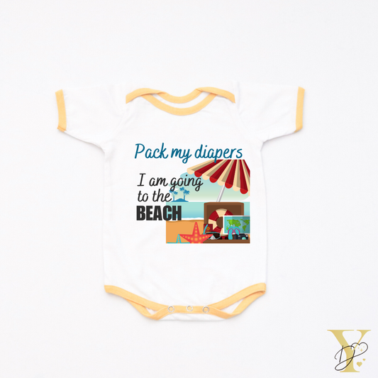 Personalised Pack My Diapers Bodysuit - Tinycubs - 