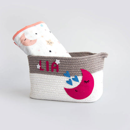 Personalised Return Gift Collection - In the Sky (Storage Basket & Wall Frame) - Tinycubs - 