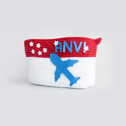 Personalised Return Gift Collection - Lil Travellers (Storage Basket & Wall Frame) - Tinycubs - 
