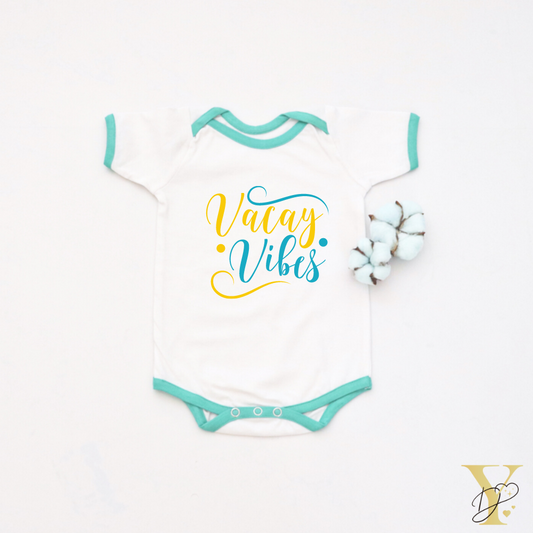 Personalised Vacay Vibes Bodysuit - Tinycubs - 