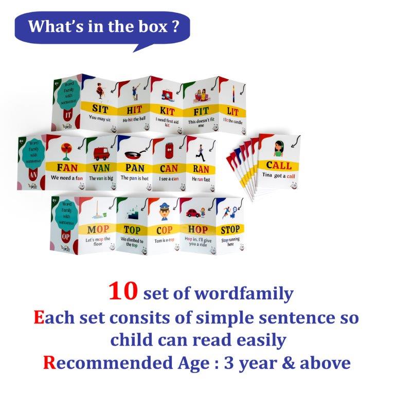 Phonics Word Family - Tinycubs - 