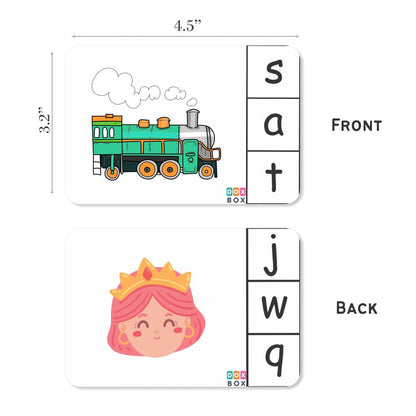 Phonics beginning sound activity Flashcards- Pack of 24 - Tinycubs - 