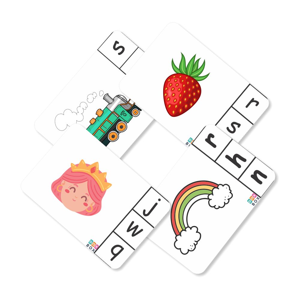 Phonics beginning sound activity Flashcards- Pack of 24 - Tinycubs - 