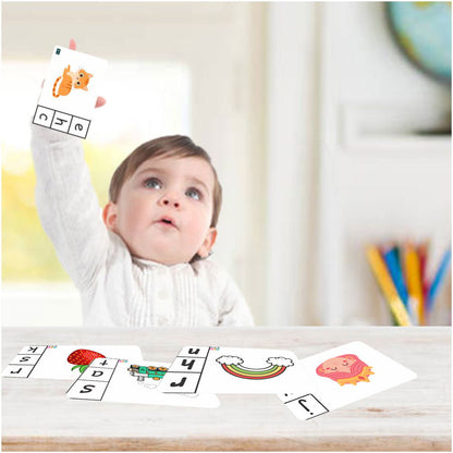 Phonics beginning sound activity Flashcards- Pack of 24 - Tinycubs - 