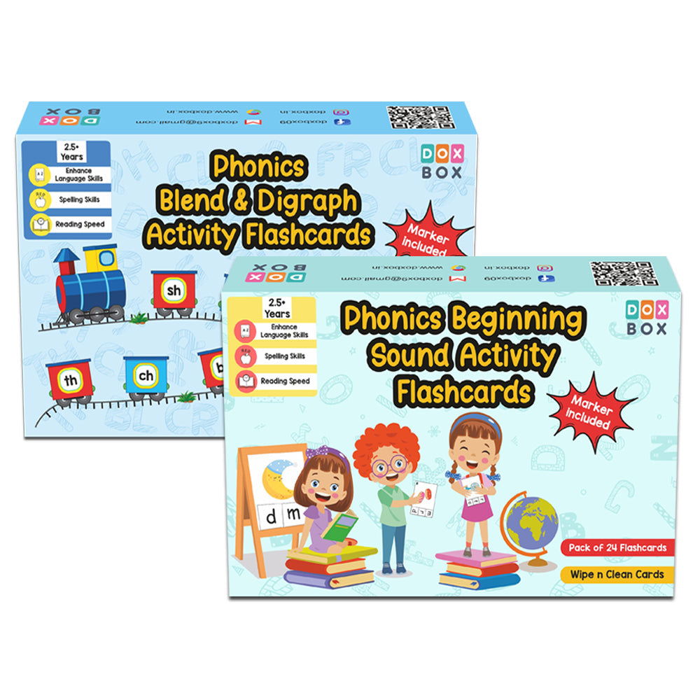 Phonics combo flashcards - Tinycubs - 