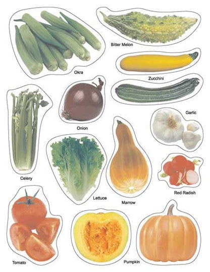 Play With Sticker - Vegetables - Tinycubs - 