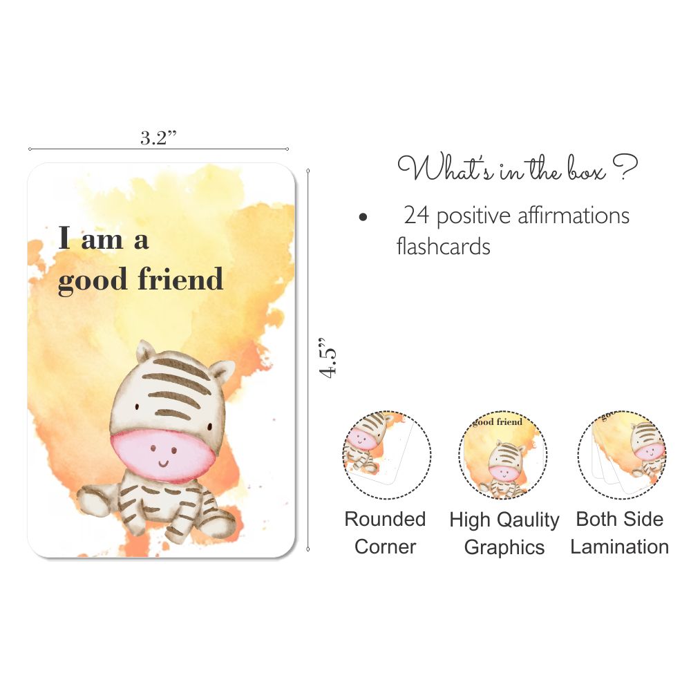 Positive Affirmations Flashcards - Tinycubs - 