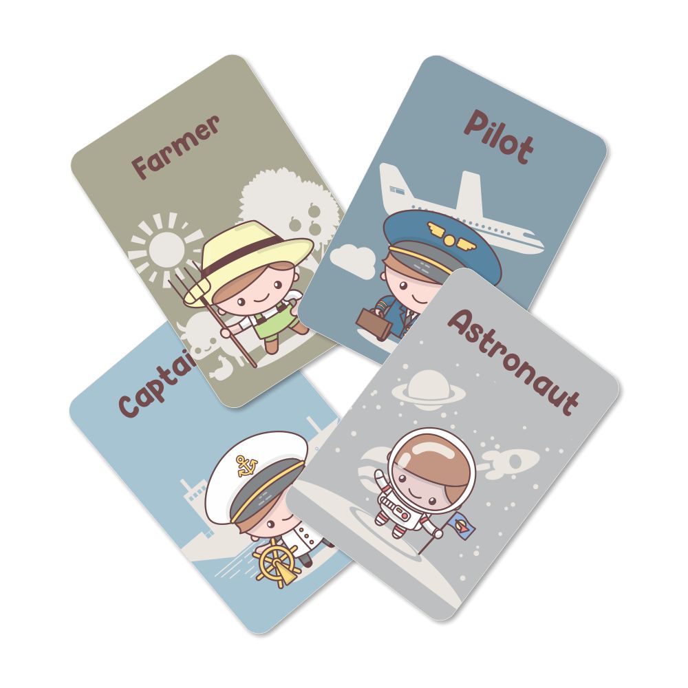 Profession Flashcards- Pack of 24 - Tinycubs - 