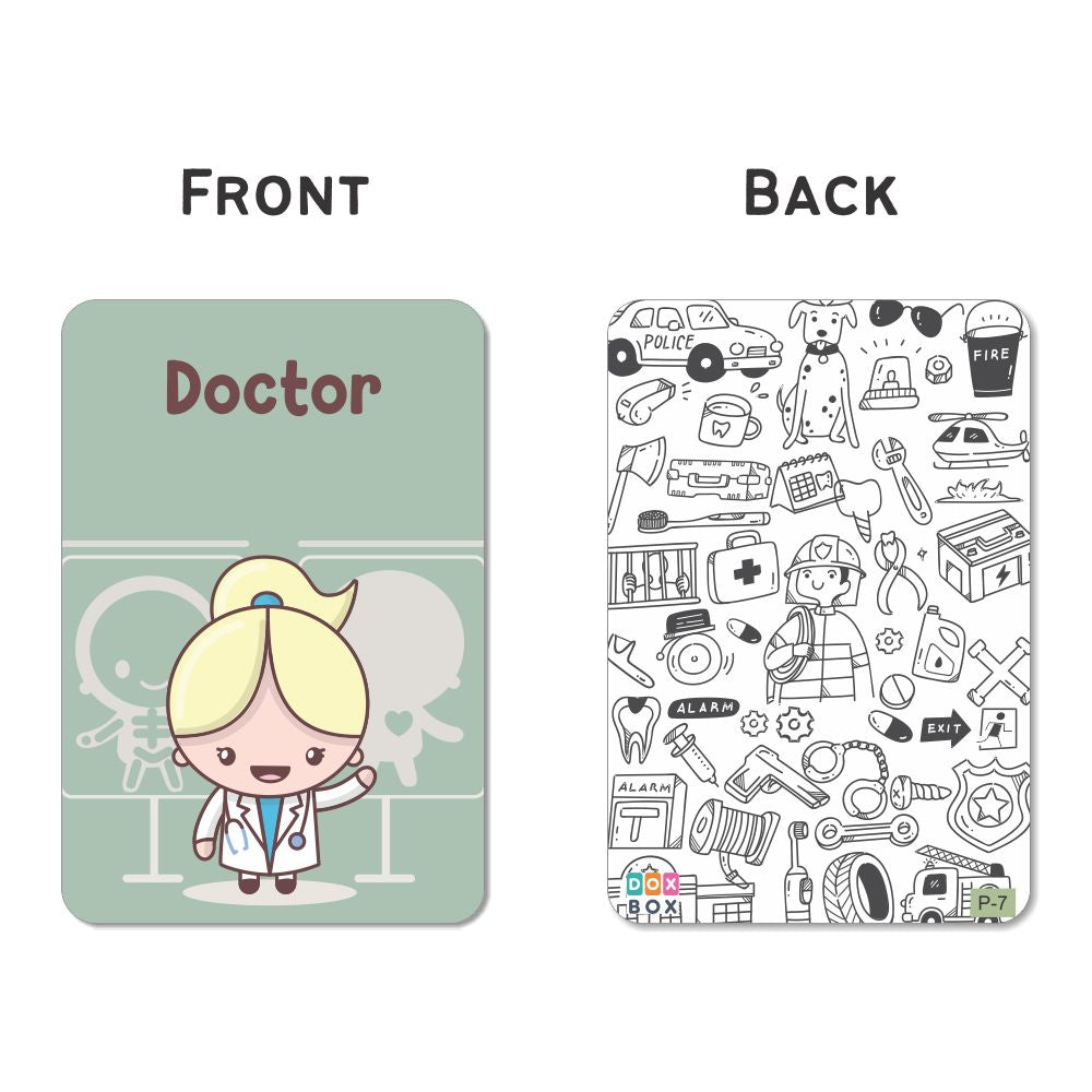 Profession Flashcards- Pack of 24 - Tinycubs - 