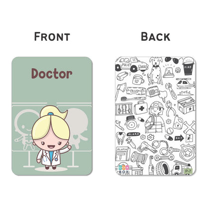 Profession Flashcards- Pack of 24 - Tinycubs - 