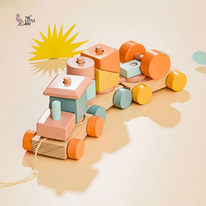 Pull Along Block Train - Tinycubs - 