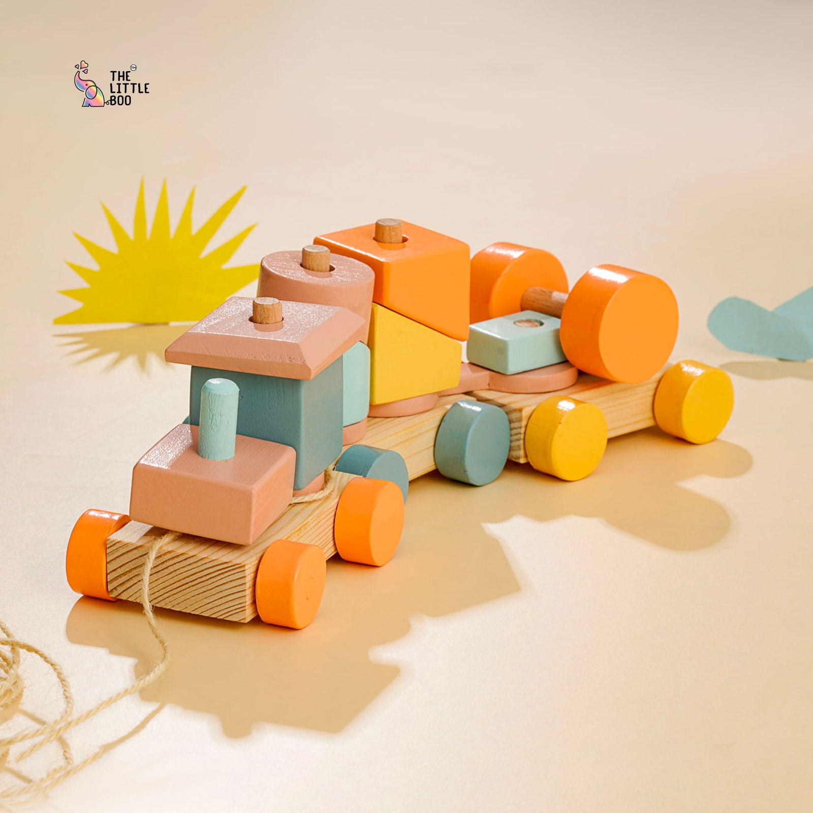 Pull Along Block Train - Tinycubs - 