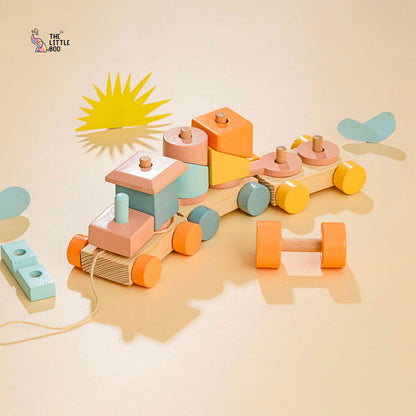 Pull Along Block Train - Tinycubs - 