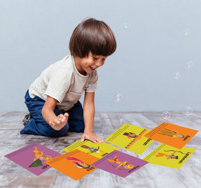 Ramayan Character Memory Card Game Flashcards -Pack of 30( Includes 15 Character) - Tinycubs - 