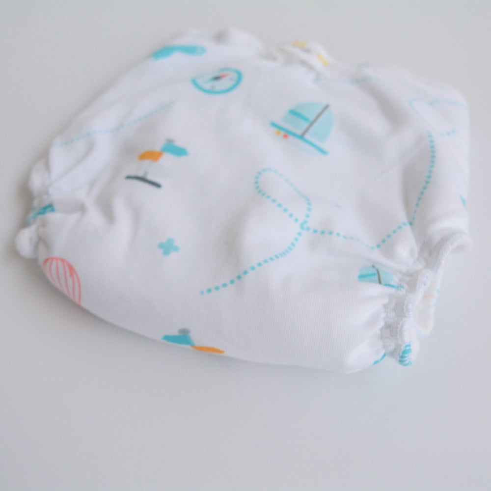 Red Hearts - Doodle Dry Nappies (Set of 2) - Tinycubs - 