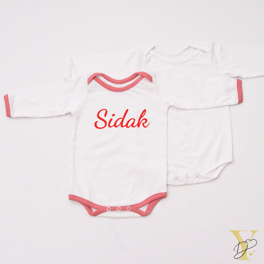 Red Love Bodysuits - Set of 3 - Tinycubs - 