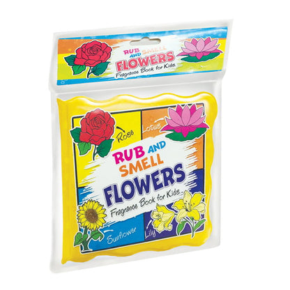 Rub and Smell  Flowers  (Fragrance Book for Kids) - Tinycubs - 