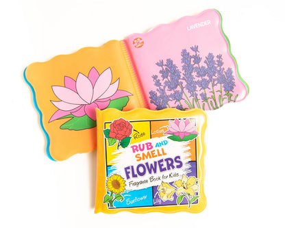 Rub and Smell  Flowers  (Fragrance Book for Kids) - Tinycubs - 