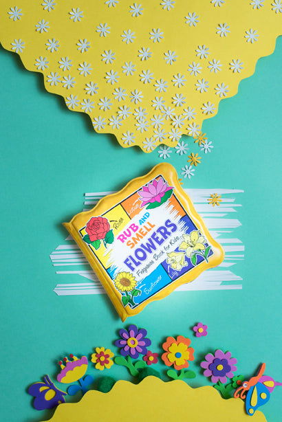 Rub and Smell  Flowers  (Fragrance Book for Kids) - Tinycubs - 