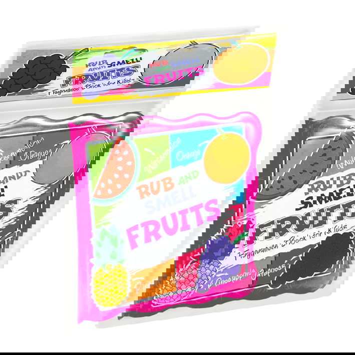 Rub and Smell  Fruits (Fragrance Book for Kids) - Tinycubs - 