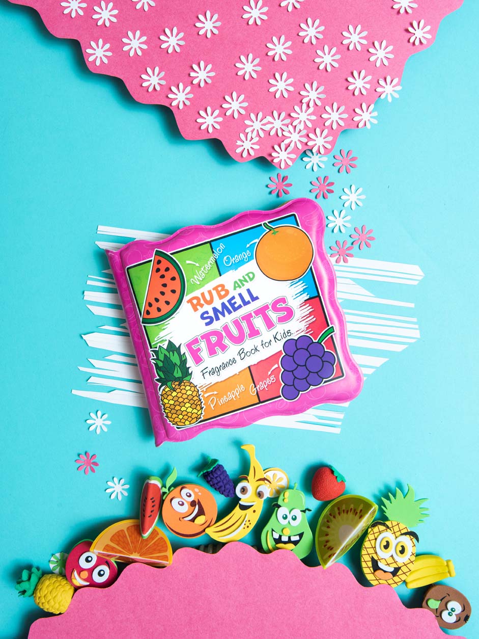 Rub and Smell  Fruits (Fragrance Book for Kids) - Tinycubs - 
