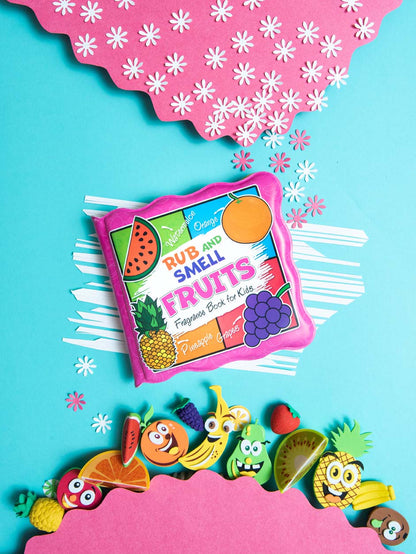 Rub and Smell  Fruits (Fragrance Book for Kids) - Tinycubs - 