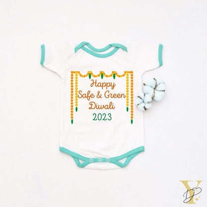 Shapes Flash Cards & Diwali Bodysuit Gift Set - Tinycubs - 