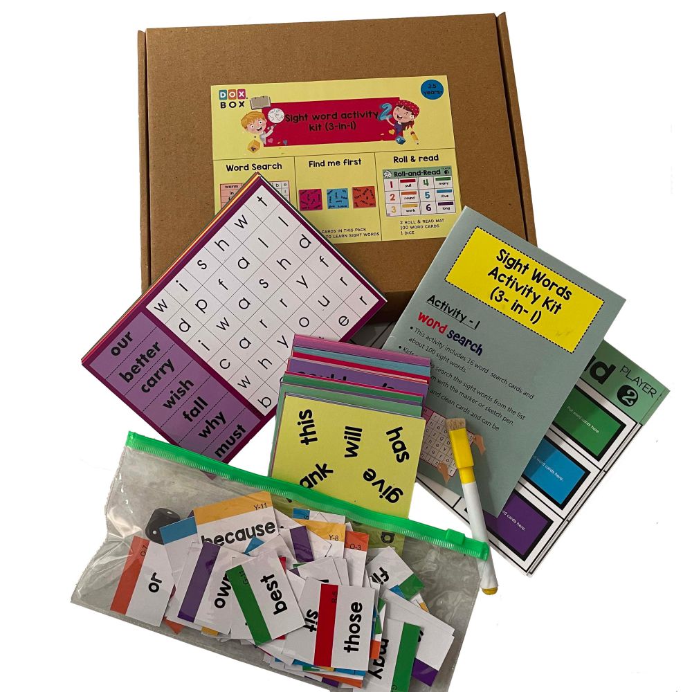 Sight word  activity kit - Tinycubs - 