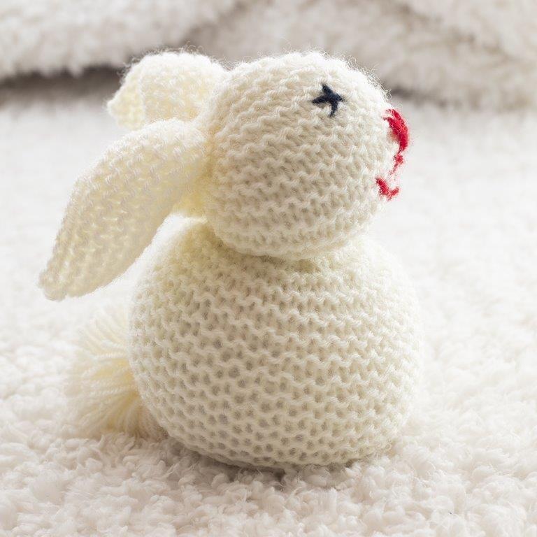 Snowball, The Bunny Sensory Soft Toy - Tinycubs - 