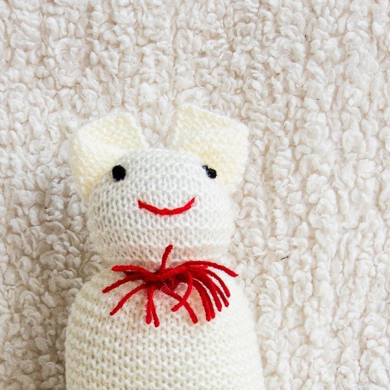Snowball, The Bunny Sensory Soft Toy - Tinycubs - 