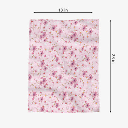 Snugkins – Baby Diaper Changing Mat, Baby Urine Sheet, Reusable & Waterproof Nappy Changing Mat, Super Absorbant Mat Ideal for Newborn Babies –( 0 -12 Months )( 28 x 18 Inch ) - Pack of 1- Sakura - Tinycubs - 
