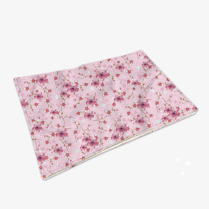 Snugkins – Baby Diaper Changing Mat, Baby Urine Sheet, Reusable & Waterproof Nappy Changing Mat, Super Absorbant Mat Ideal for Newborn Babies –( 0 -12 Months )( 28 x 18 Inch ) - Pack of 1- Sakura - Tinycubs - 