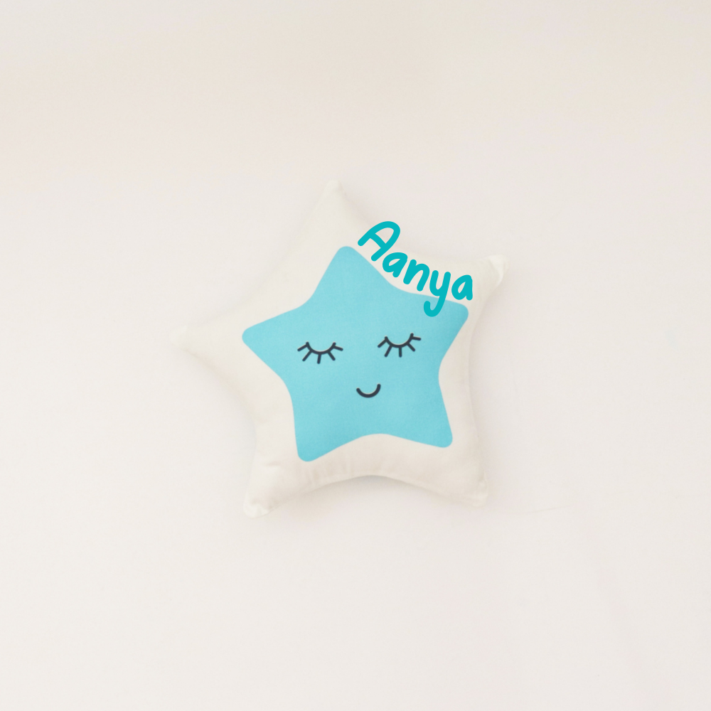 Star (Blue) - Shape Cushion - Tinycubs - 