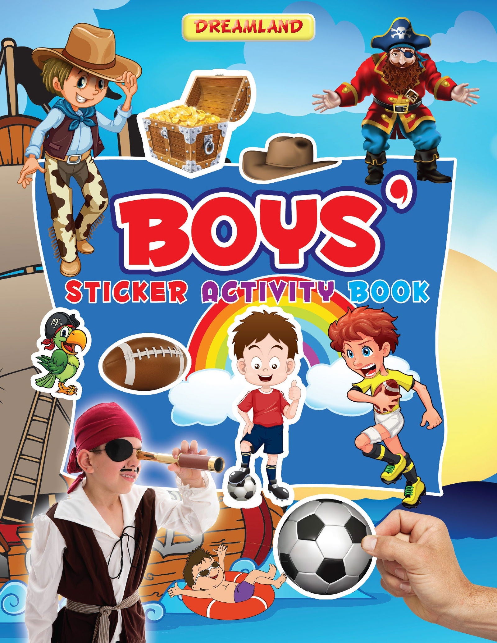 Sticker Activity Book - Boys - Tinycubs - 