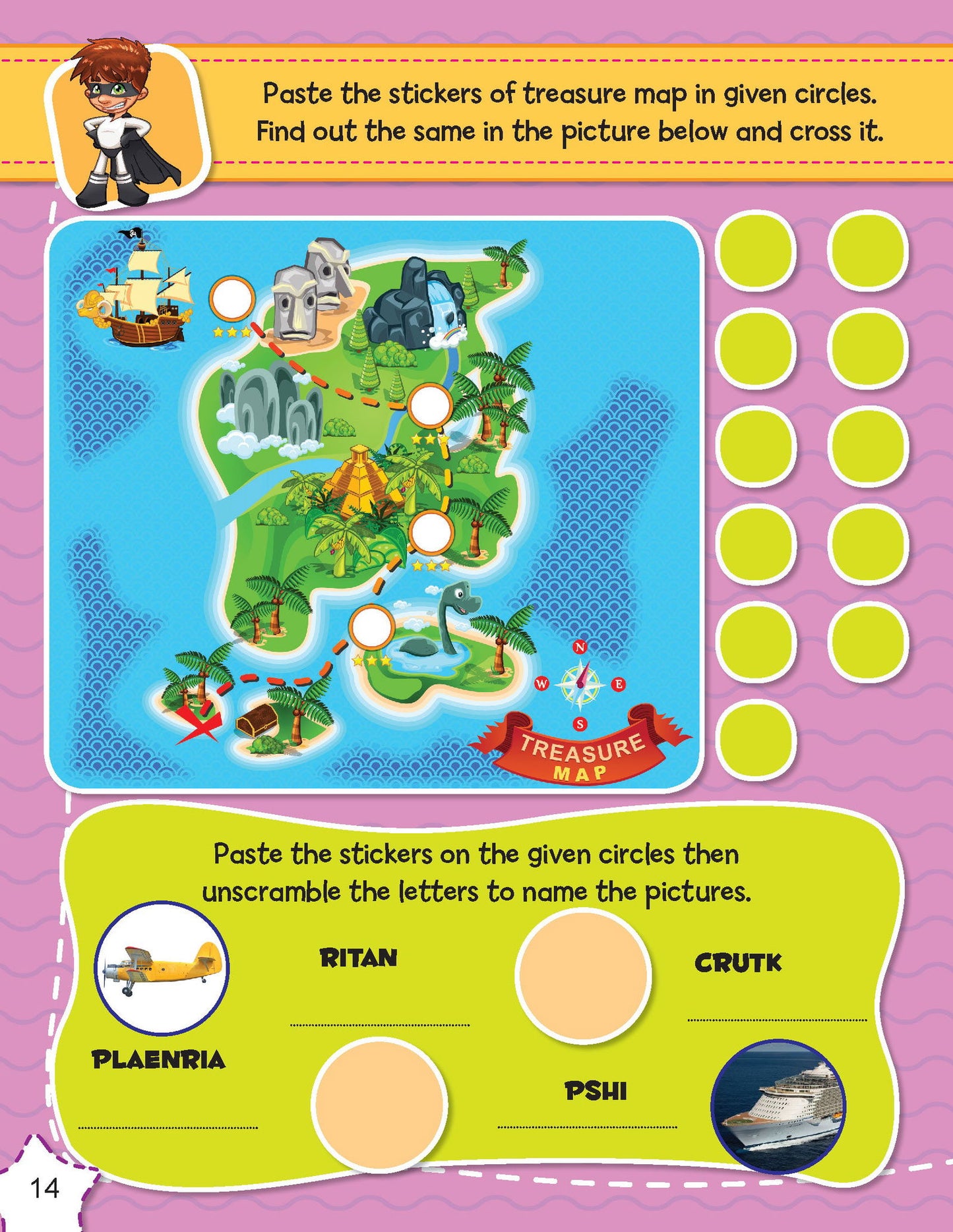 Sticker Activity Book - Boys - Tinycubs - 