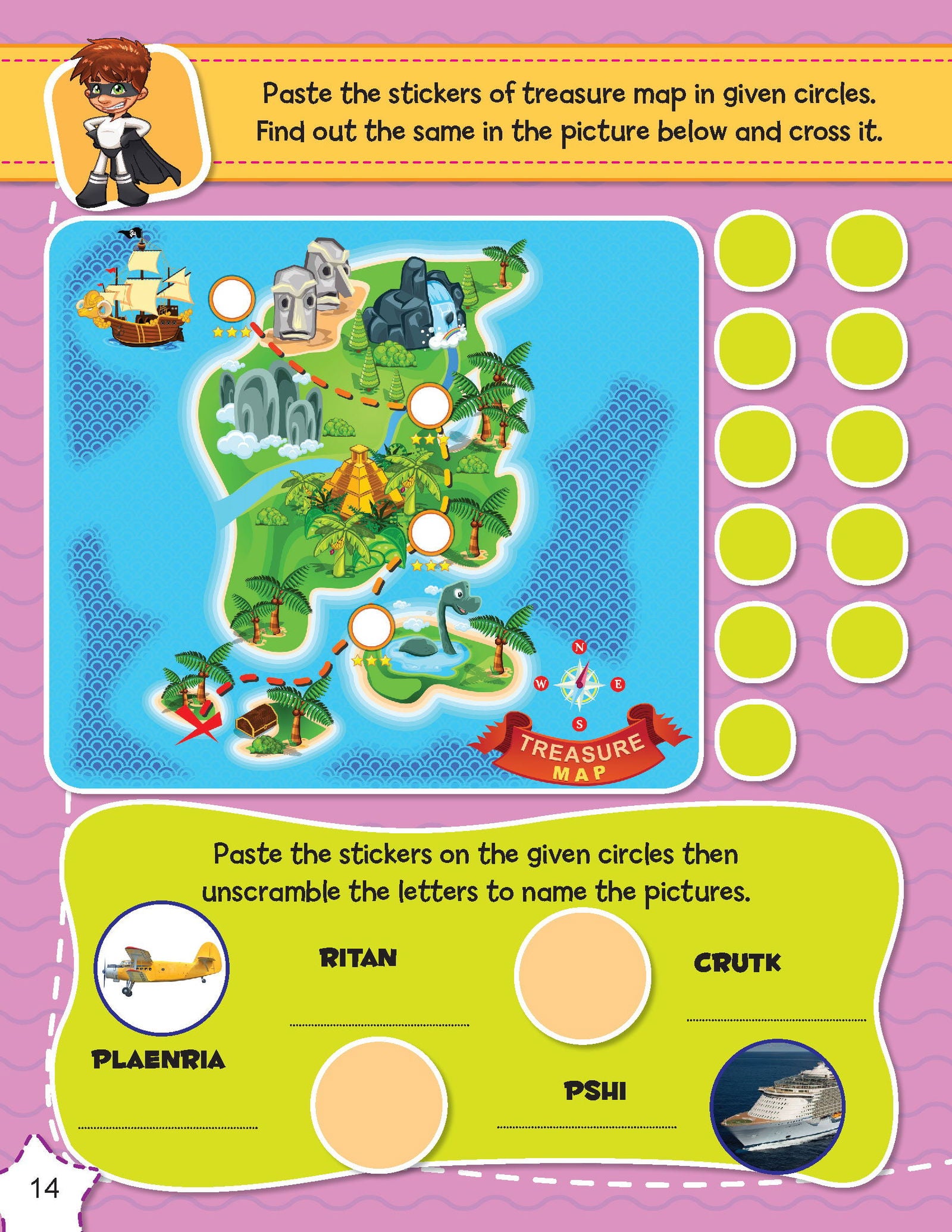 Sticker Activity Book - Boys - Tinycubs - 