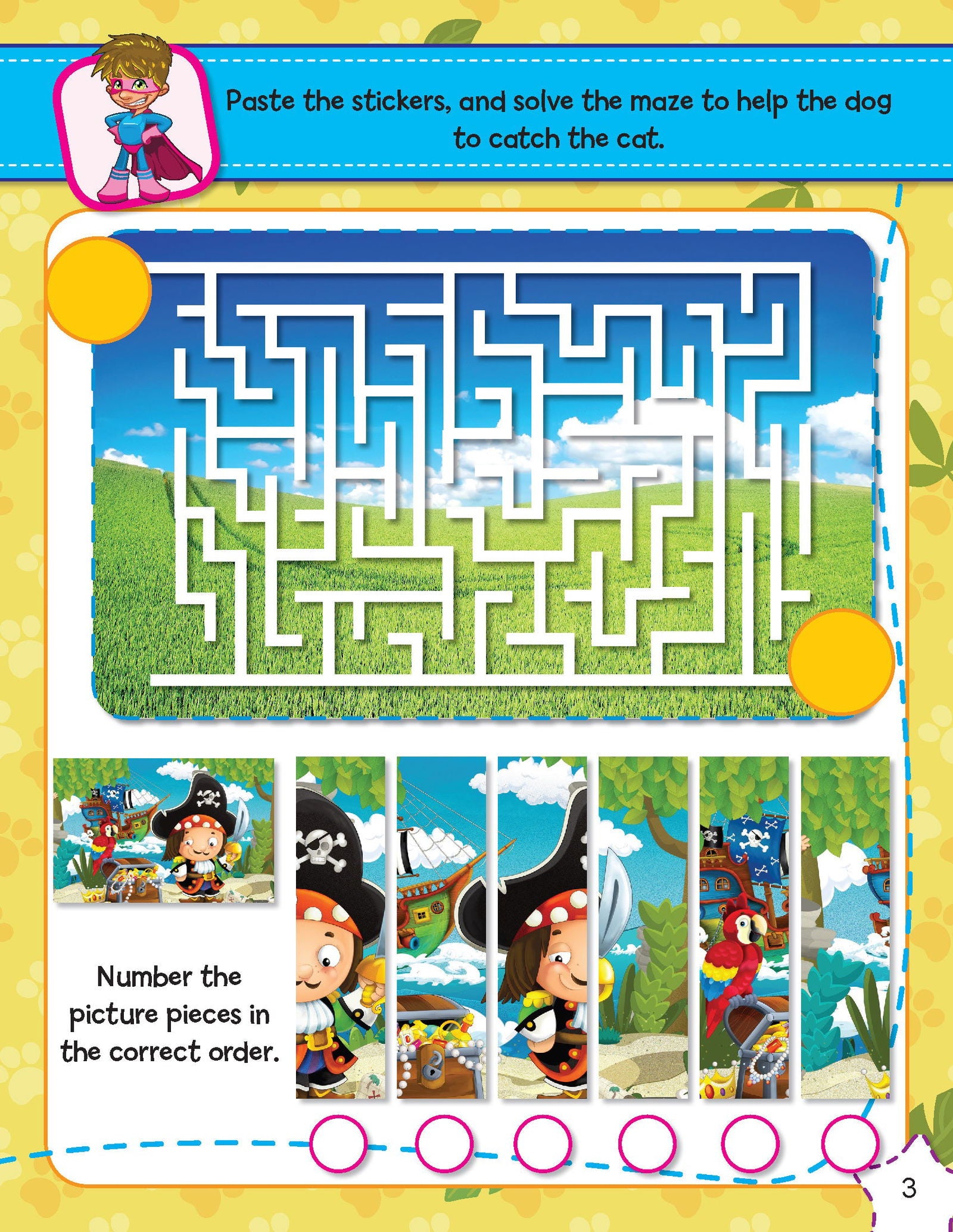Sticker Activity Book - Boys - Tinycubs - 