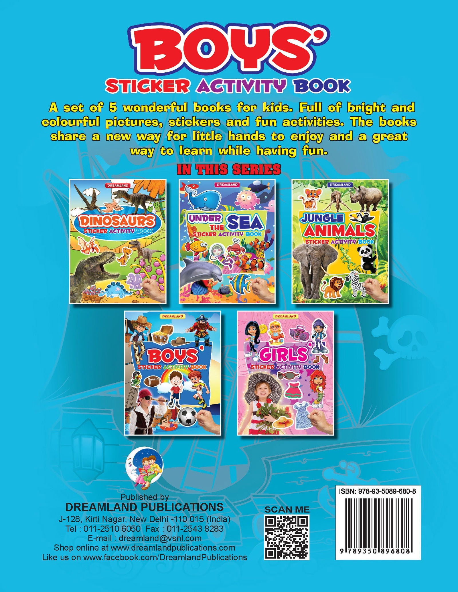 Sticker Activity Book - Boys - Tinycubs - 