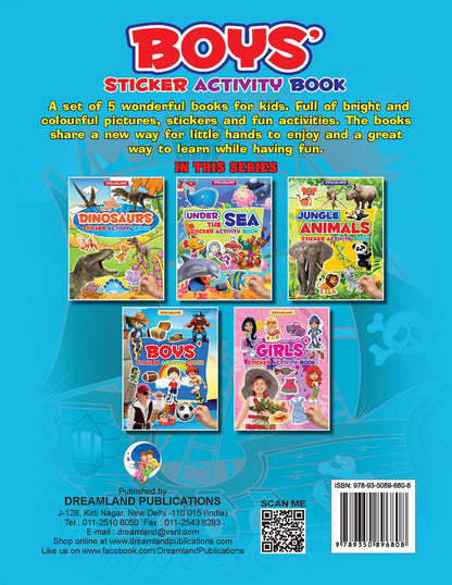 Sticker Activity Book - Boys - Tinycubs - 