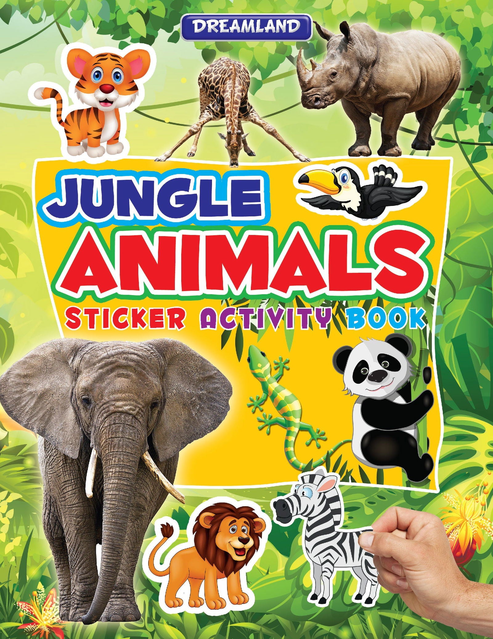 Sticker Activity Book - Jungle Animals - Tinycubs - 